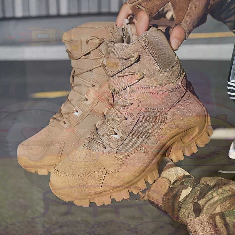 Streetwear Brand From Uk - Tan Long Barrel Deadlift Casual Sneakers
