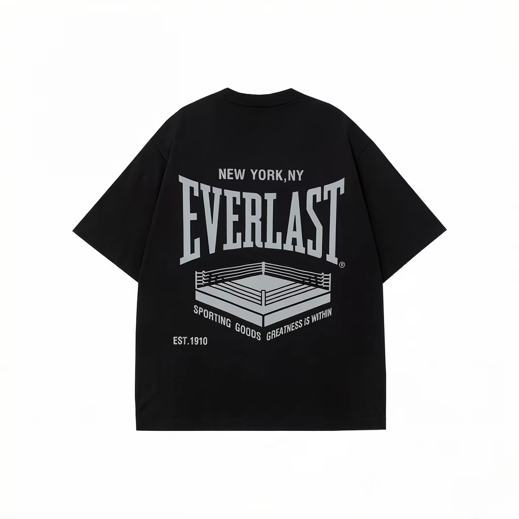 Streetwear Brand Rings - Koszulka z grafiką ringu bokserskiego, wagi