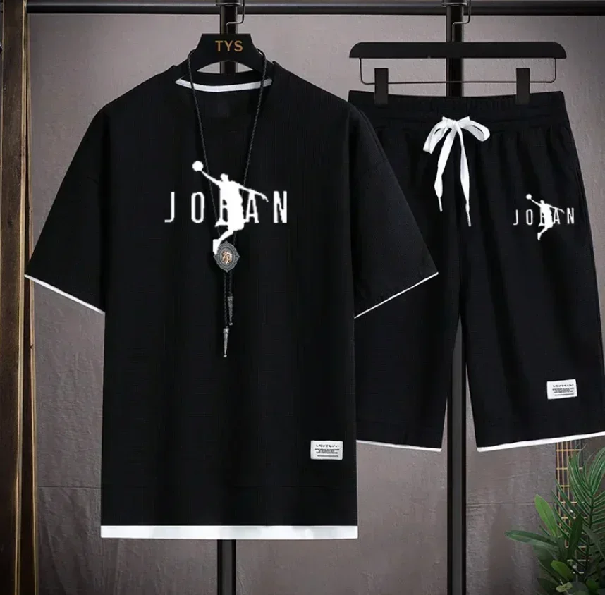 Streetwear Brand Designs - Męski letni zestaw 2-częściowy 2026, modny