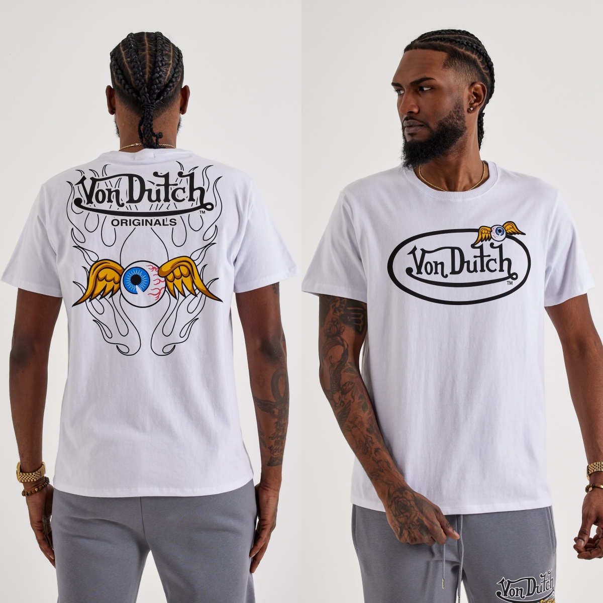 Streetwear Brand With Eye Logo - Koszulka Flying Eye Logo Von Motorcycle